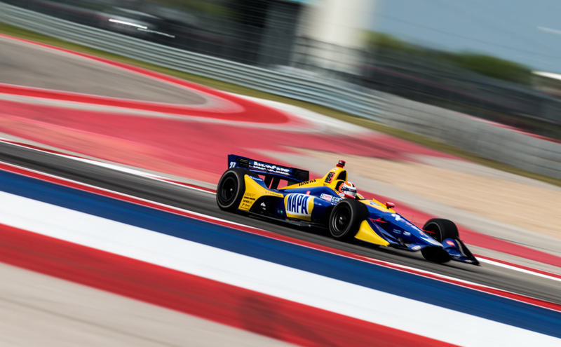 Illustration for article titled Here's All the Action From IndyCar Practice At COTA